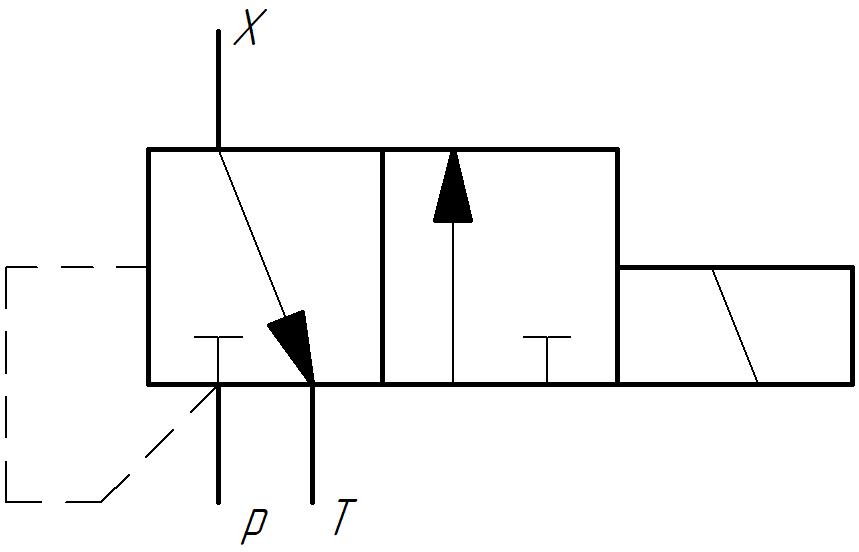 Hydraulic slag removal control valve (analog of NKMZ), pilot valve for KGSS 50.16 and KGSS 100.16, KGSS 07.16